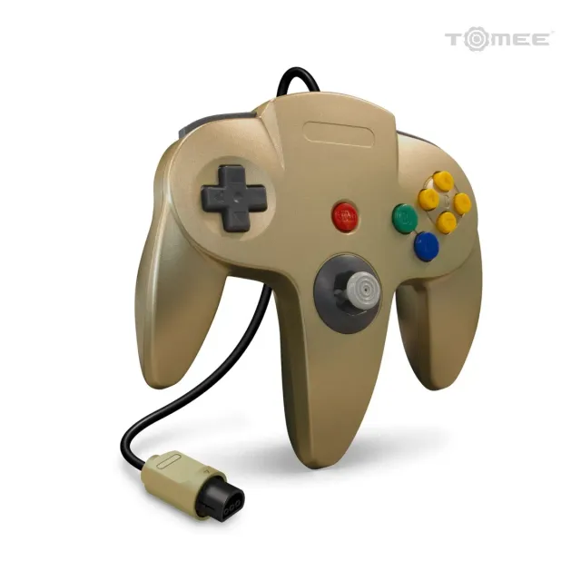 Hyperkin N64 bedrade controller goud klassiek