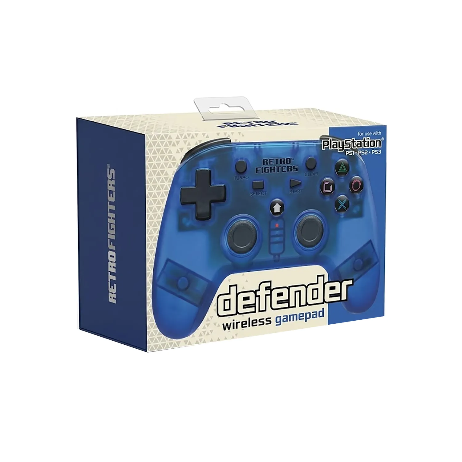 Hyperkin Defender PS1 PS2 PS3 controller blauw