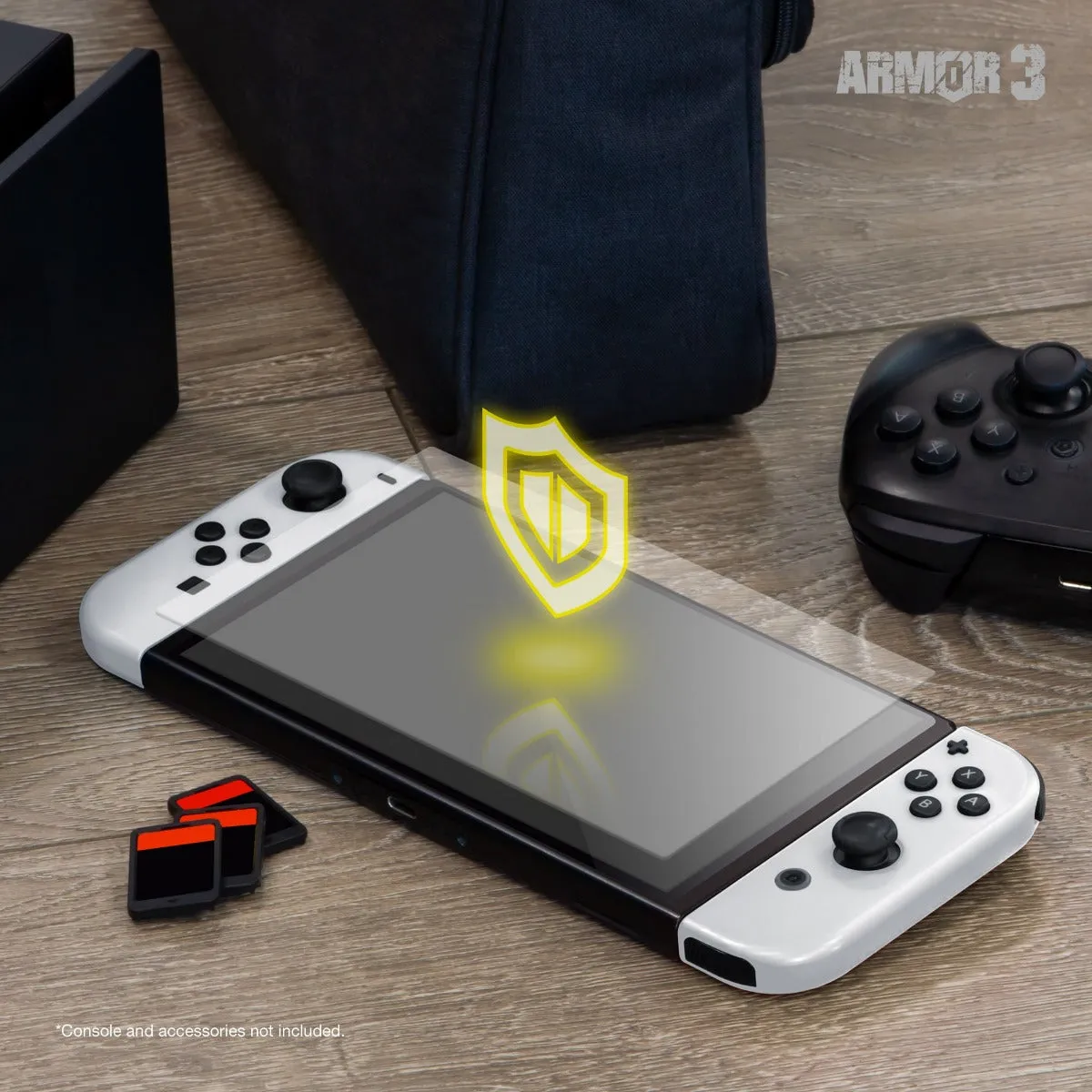Hyperkin screenprotector gehard glas Switch OLED