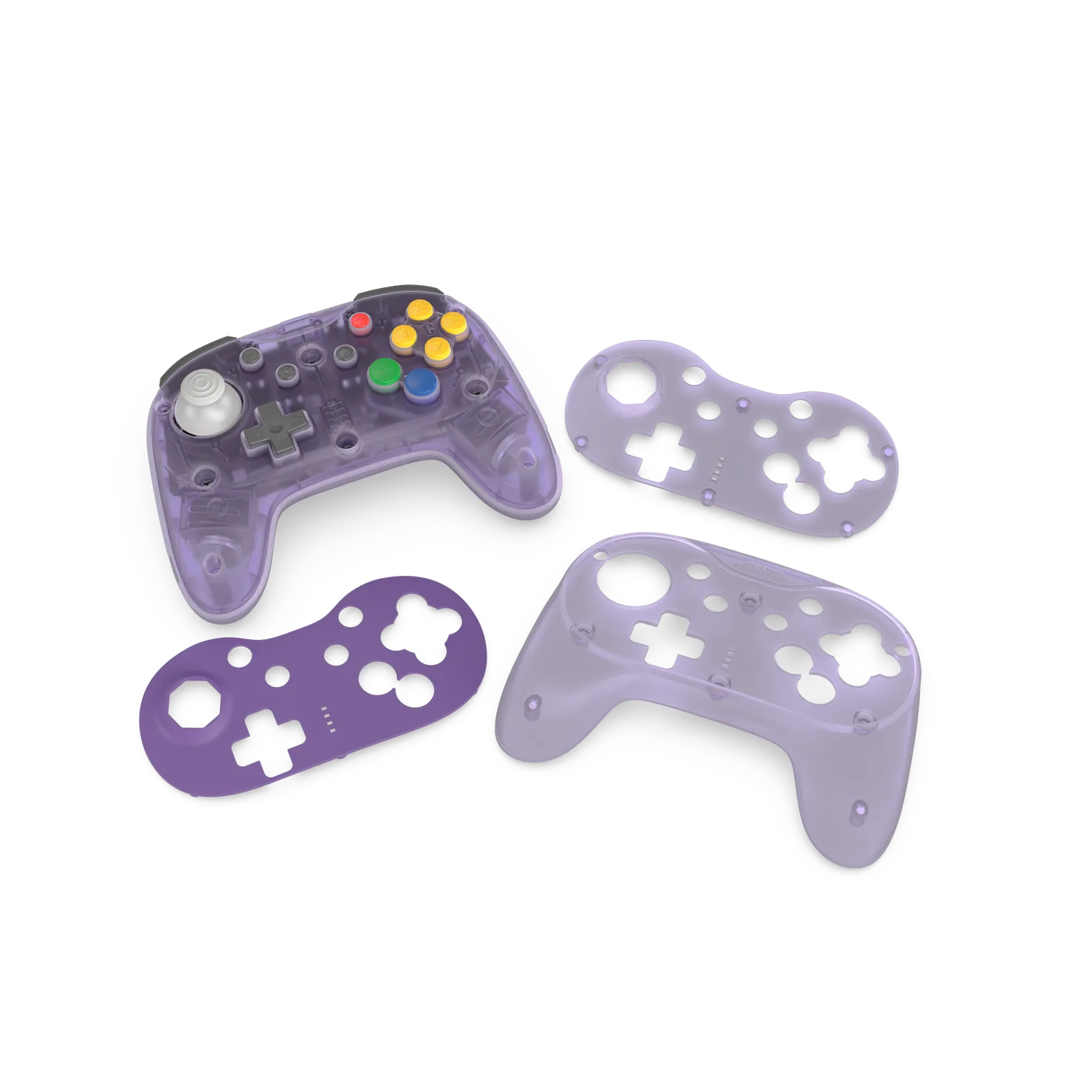 Hyperkin Brawler64 Pro N64 Controller Atomic Purple draadloos