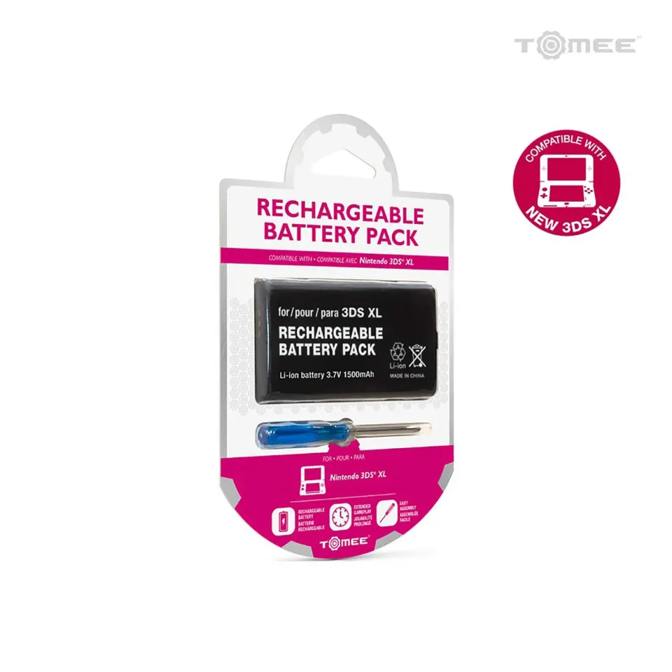 Tomee oplaadbare batterij 1500 mAh New 3DS XL