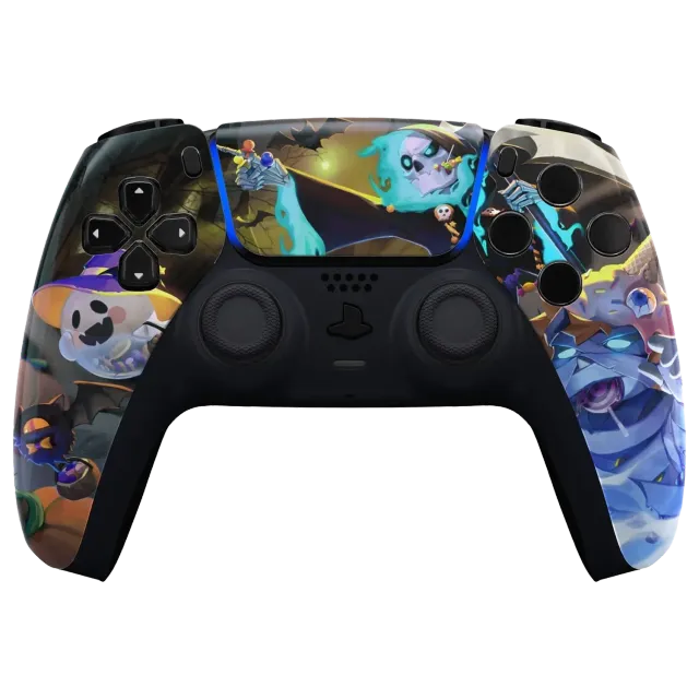 Clever Gaming Halloween Front Shell PS5 oranje-zwart