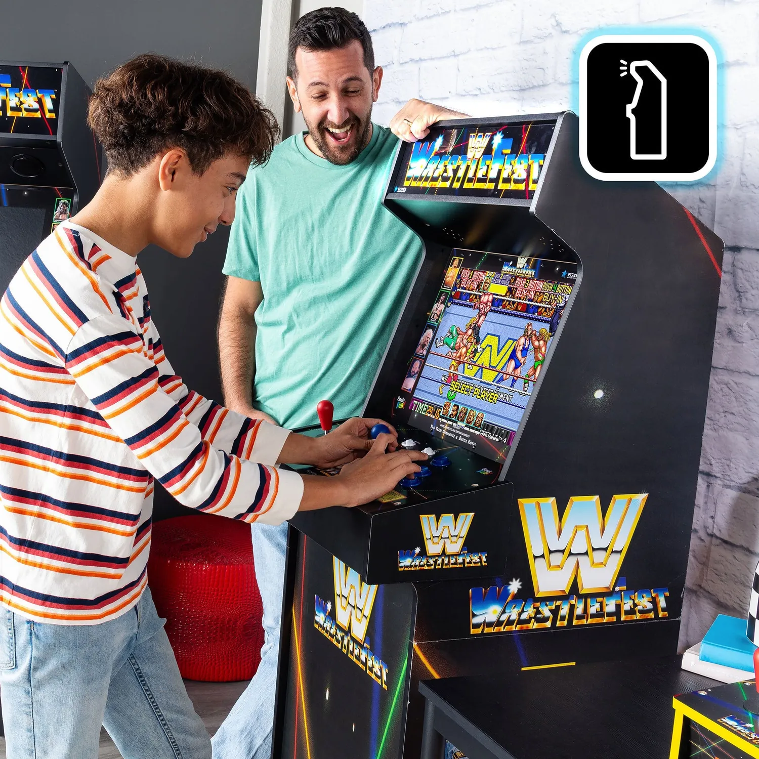 Arcade1Up Ultra Series WWE Wrestlefest arcadeautomaat 17 inch