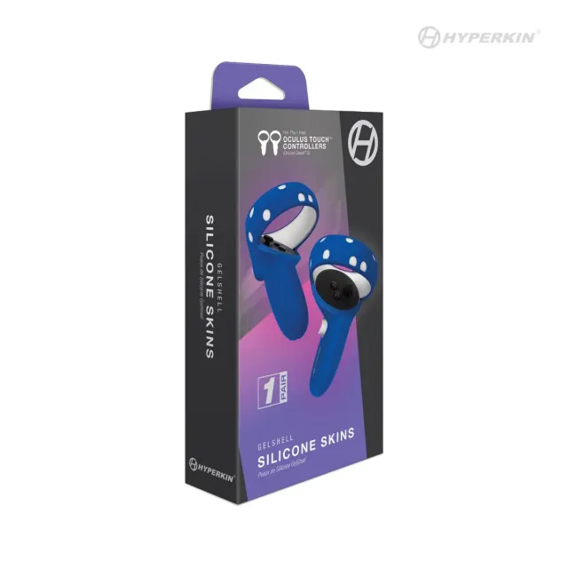 Hyperkin GelShell Quest 2 controller skins blauw
