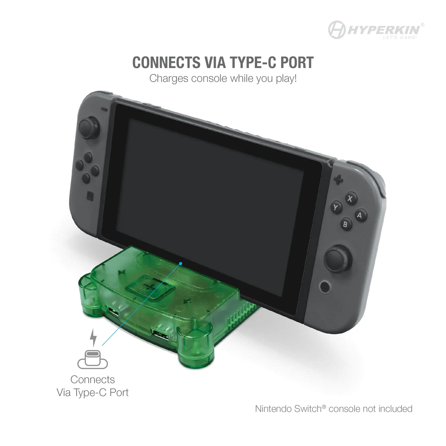 Hyperkin RetroN S64 dock voor Switch limoengroen