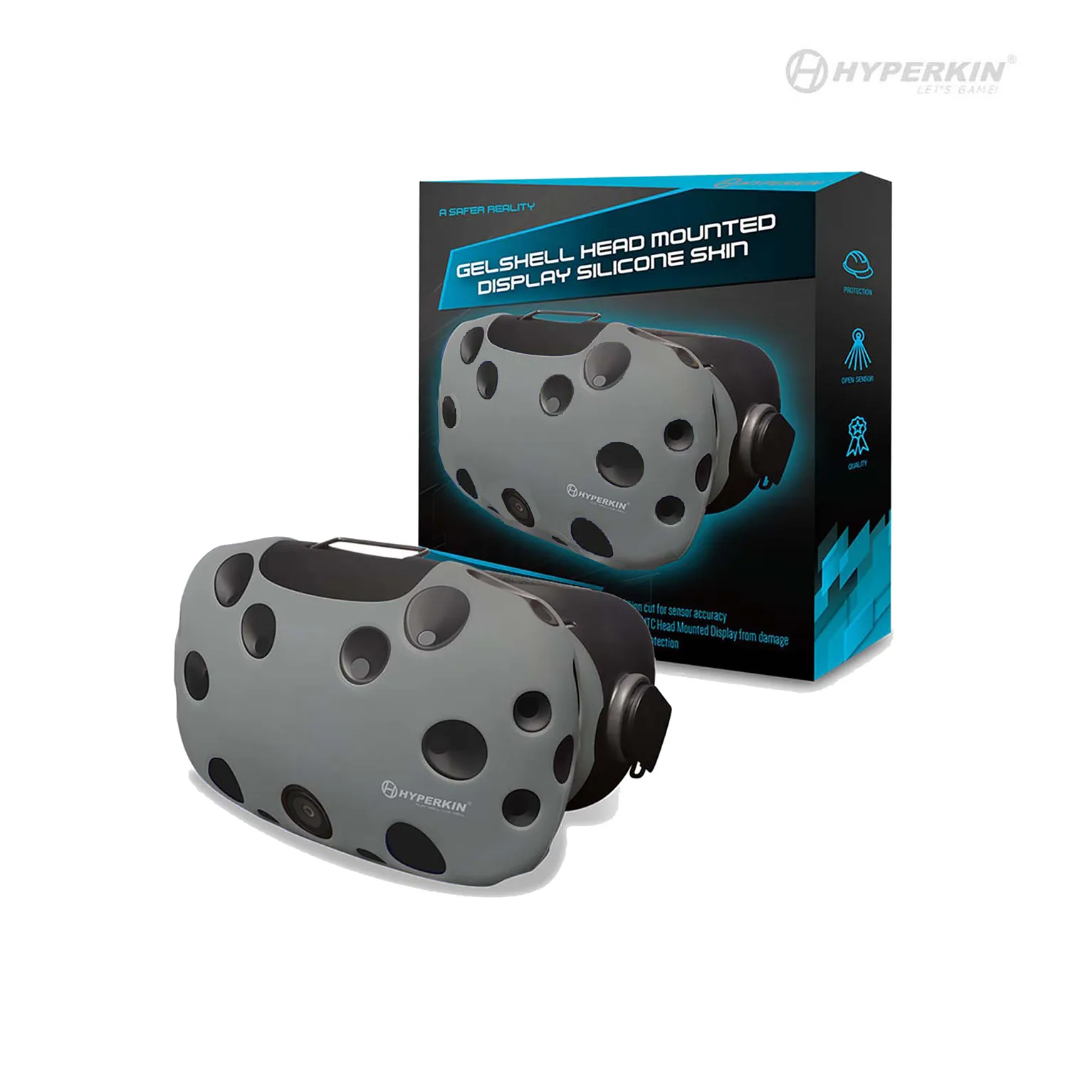 Hyperkin GelShell Vive headset skin grijs silicone