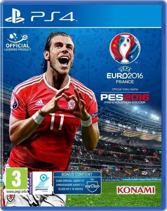 Konami PS4 Pro Evolution Soccer 2016 UEFA Euro game