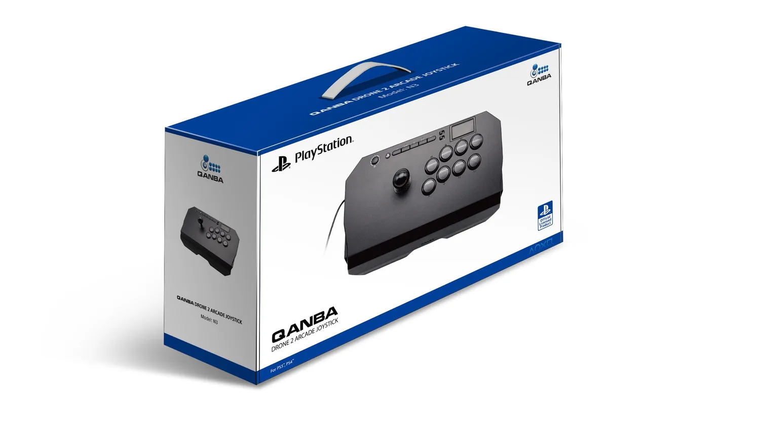 Qanba Drone 2 fightstick PS5 PS4 PC officieel gelicenseerd