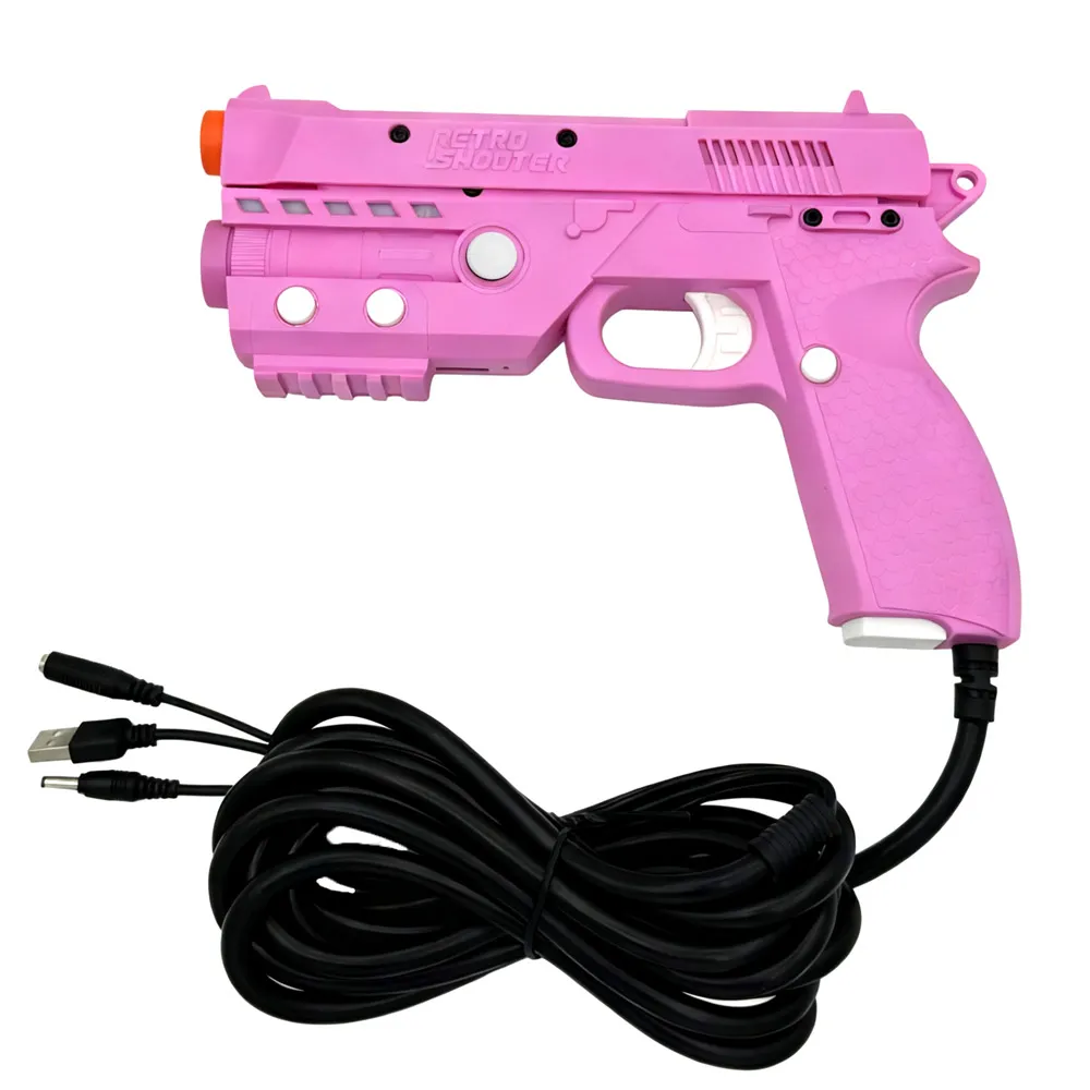 Retro Shooter RS3 Reaper Pro Lightgun 2 Stuks Roze-Blauw