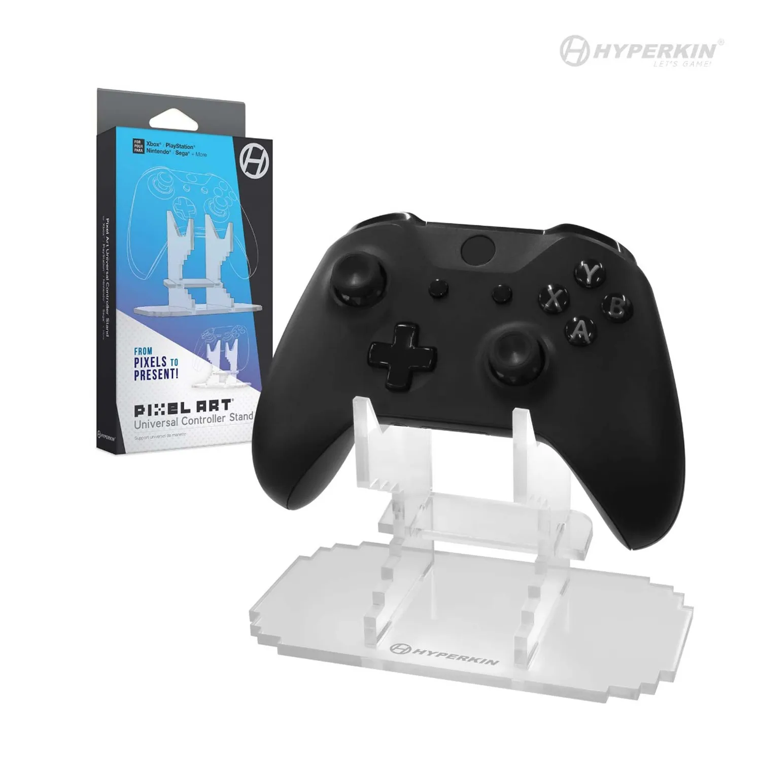 Hyperkin Pixel Art Universal Controller Stand standaard transparant