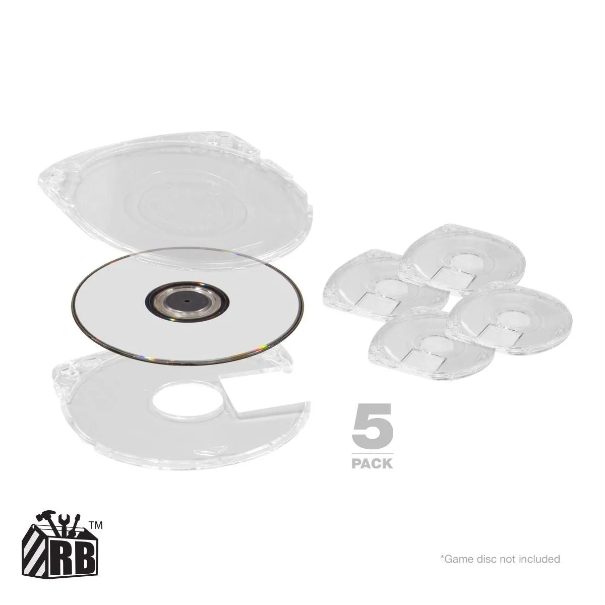 Hyperkin UMD disc case shell PSP 5 stuks