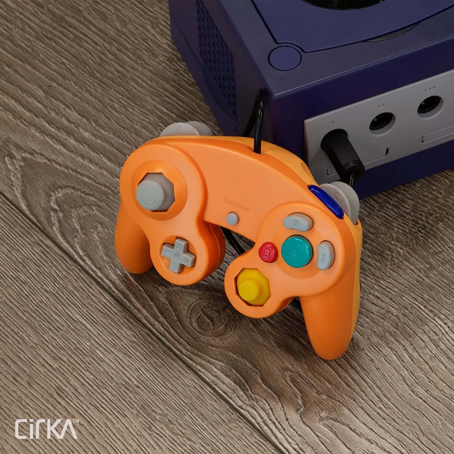 Hyperkin CirKa bedrade controller oranje GameCube Wii