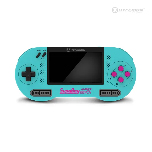 Hyperkin SupaBoy Hyper Beach handheld console SNES