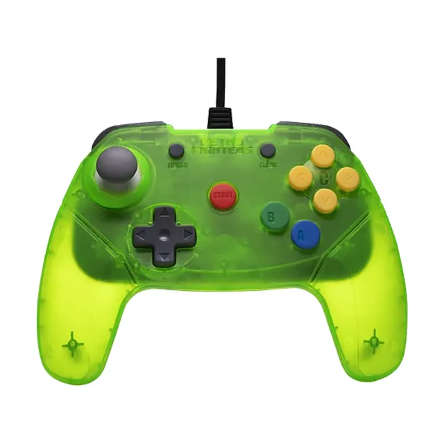 Retro Fighters Brawler64 N64 controller bedraad transparant