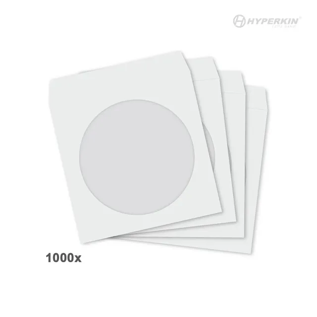 Hyperkin papieren cd-hoes met venster 1000 stuks