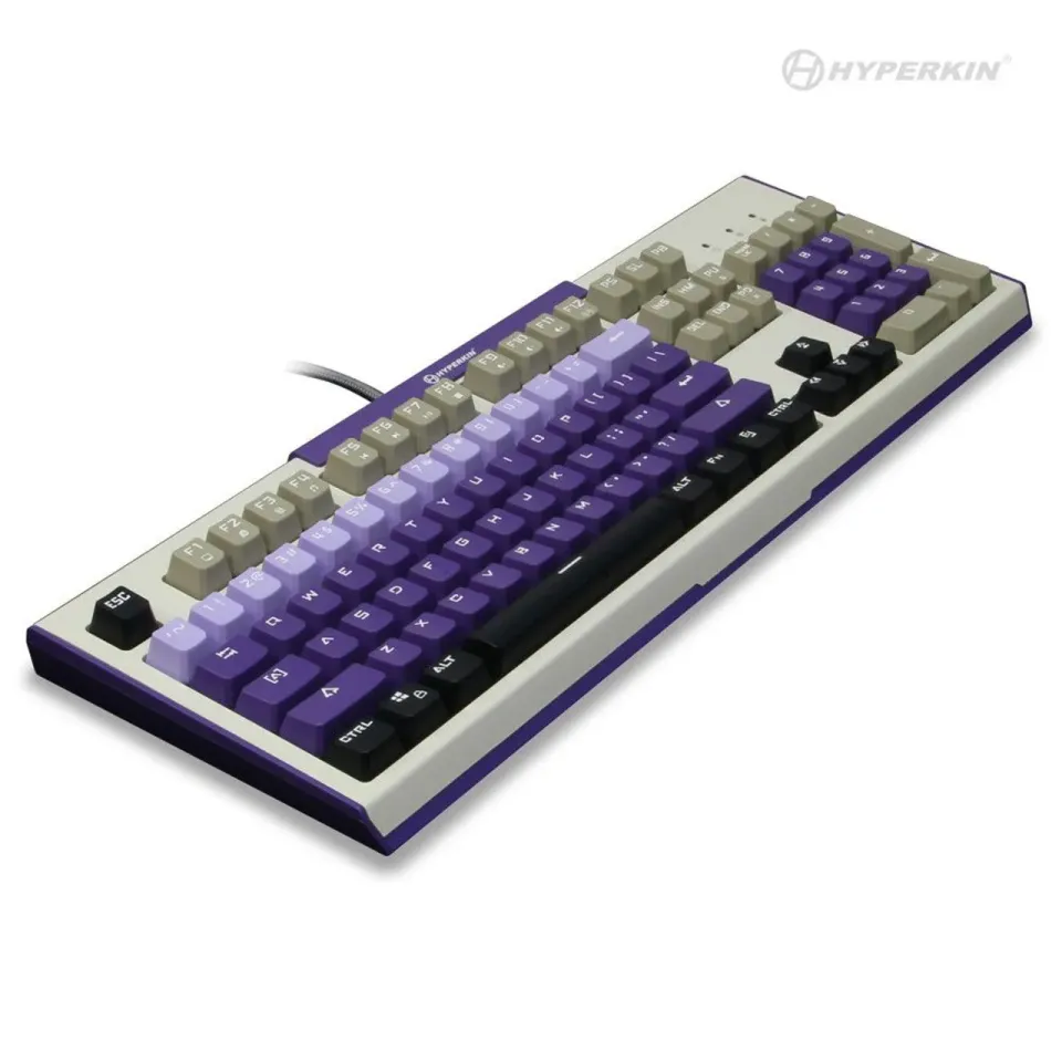 Hyperkin Hyper Clack Retro toetsenbord mechanisch grijs