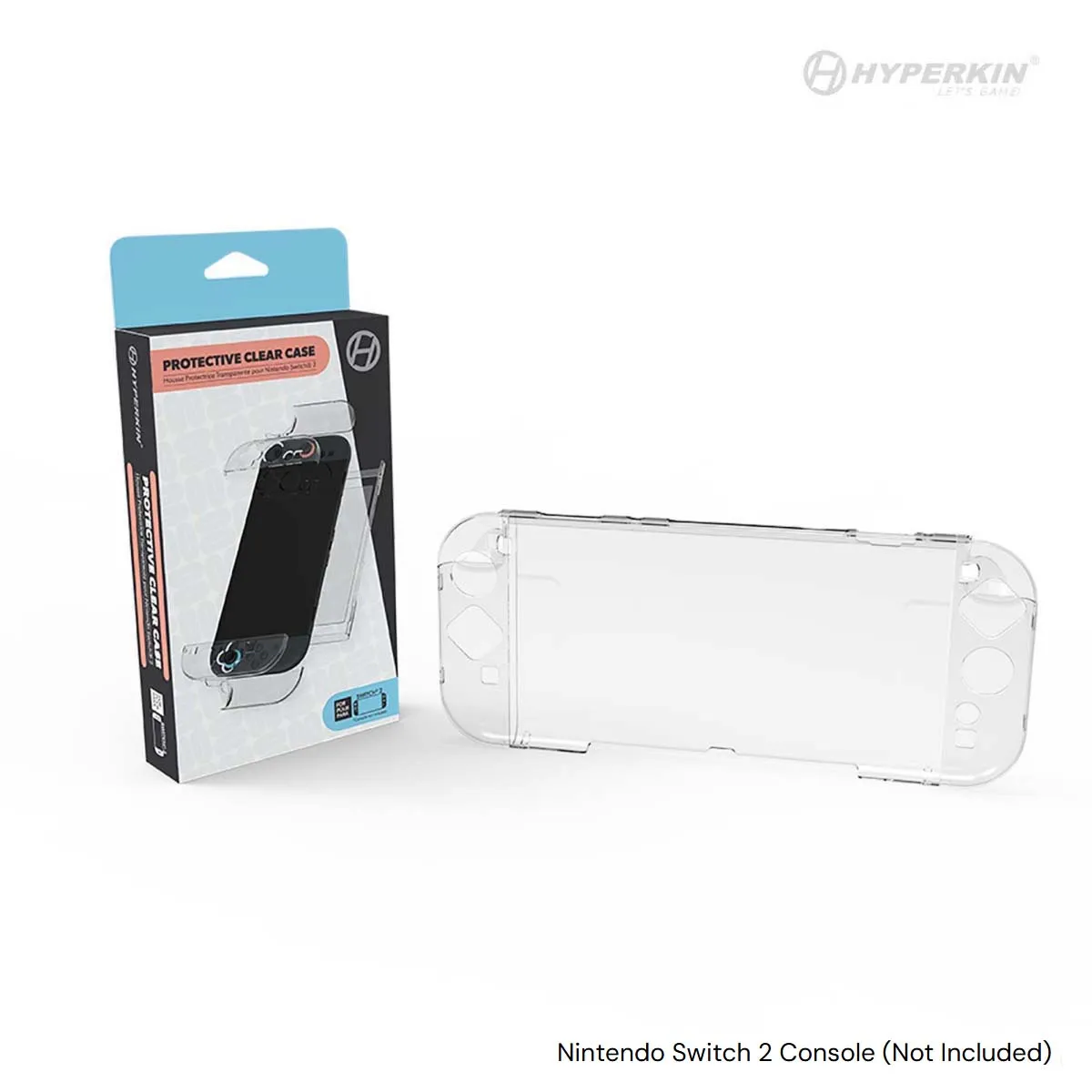 Hyperkin Nintendo Switch 2 hoes transparant clear case