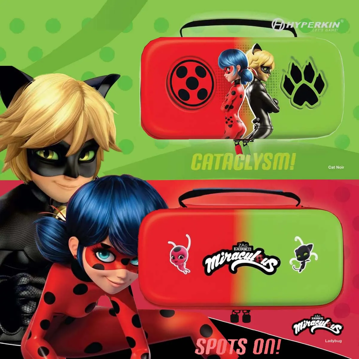 Hyperkin Miraculous EVA hardcase Switch Ladybug