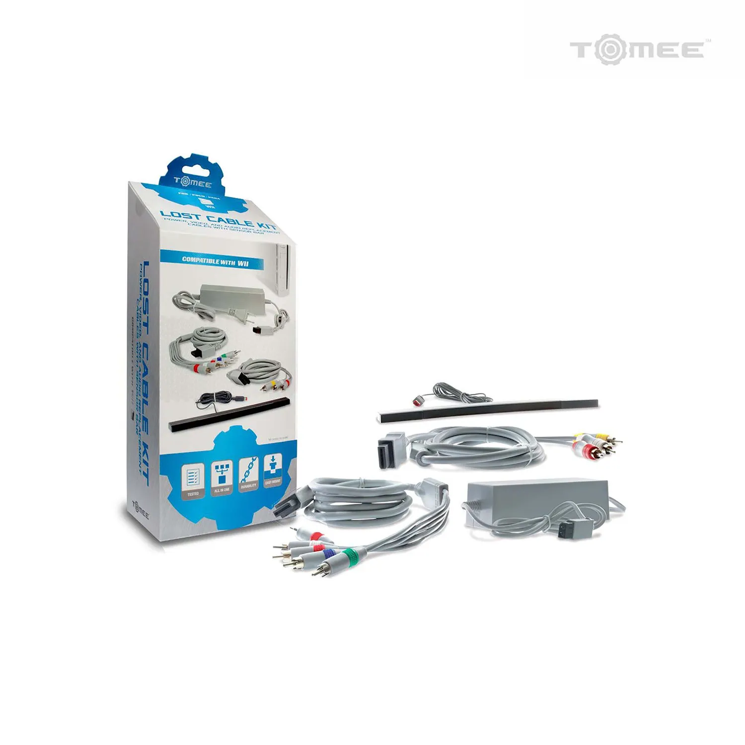 Tomee Wii kabelset vervanging complete set