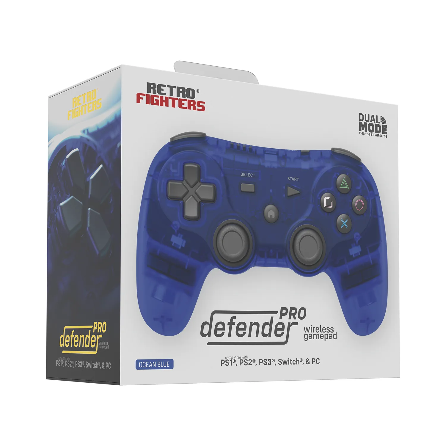Hyperkin Defender Pro Series draadloze controller blauw