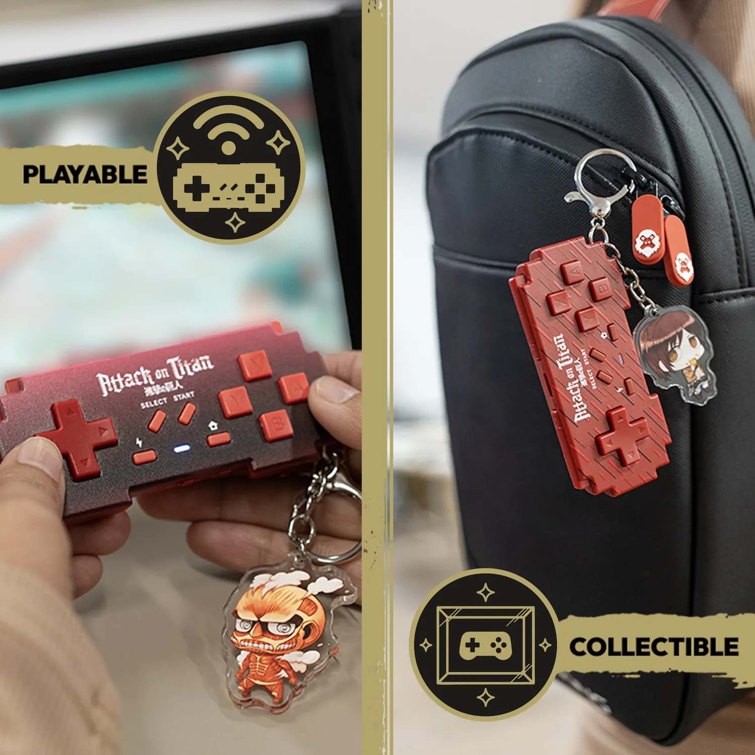 Pixelbyte Blindbox Attack on Titan controller 6-pack verrassing
