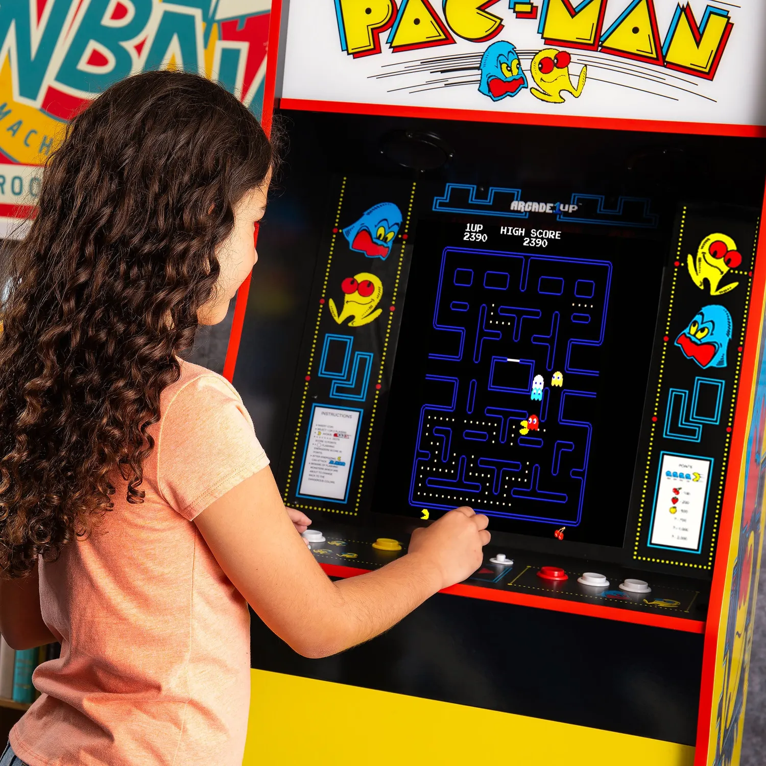 Arcade1Up Pac-Man Supreme Series arcadekast 19 inch 10 games