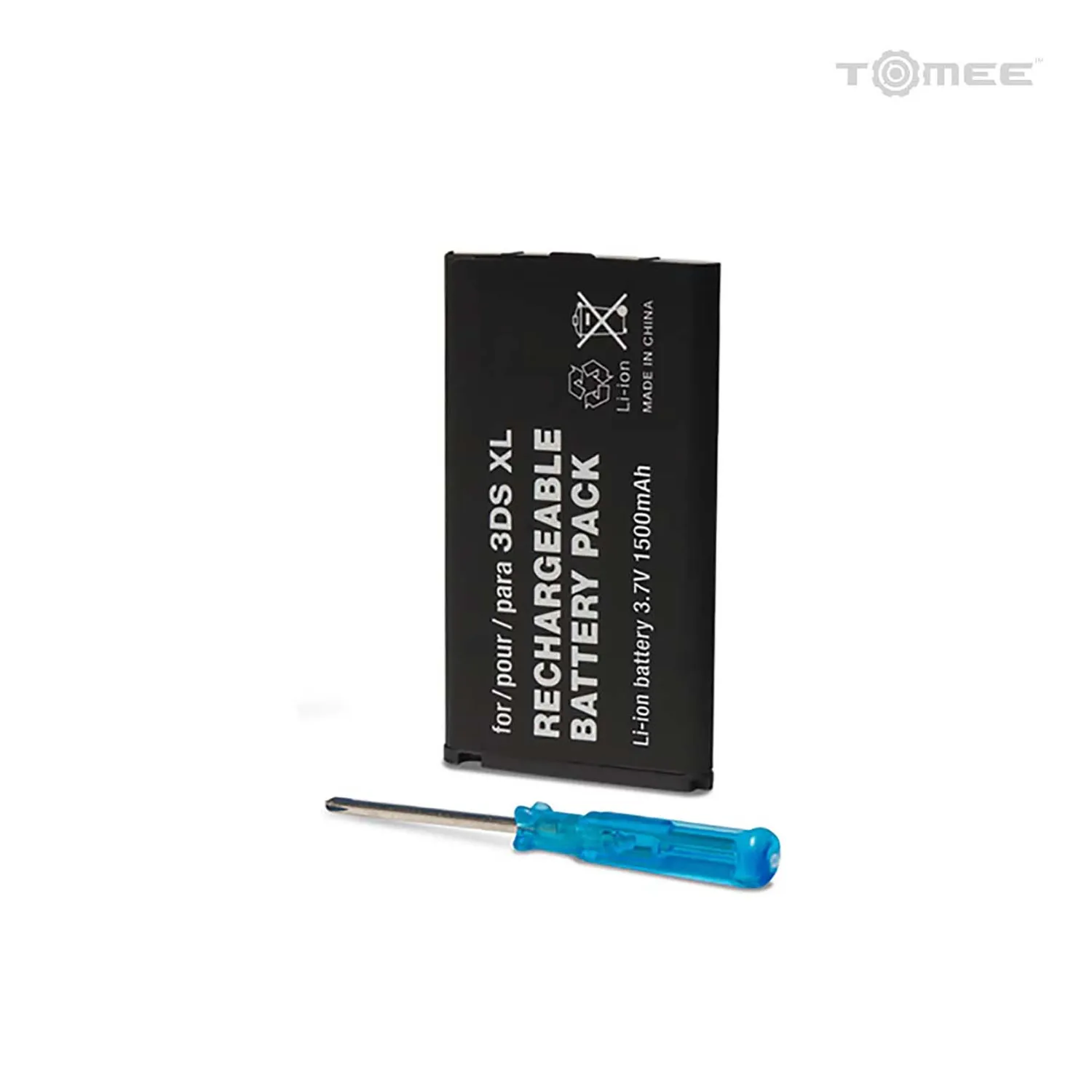 Tomee oplaadbare batterij 1500 mAh New 3DS XL
