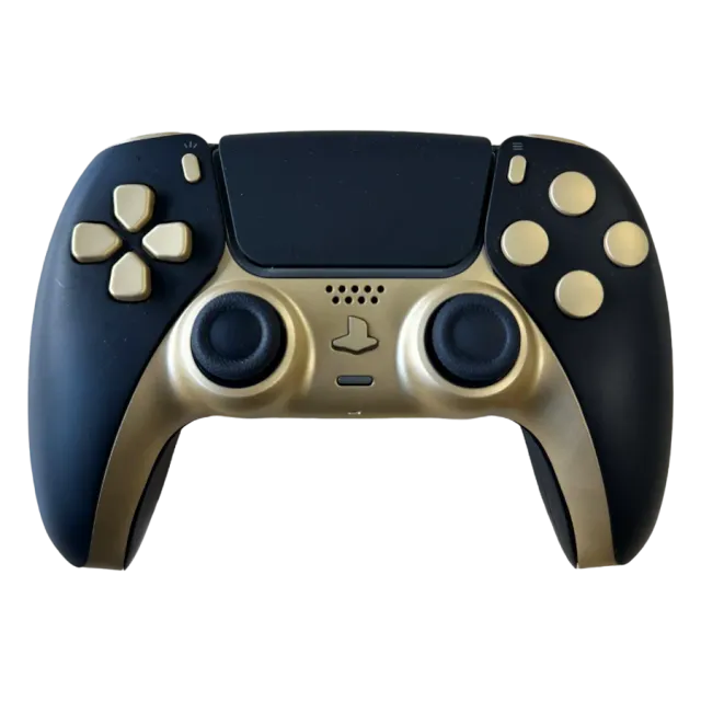 Clever Gaming Dark Champagne PS5 controller custom luxe