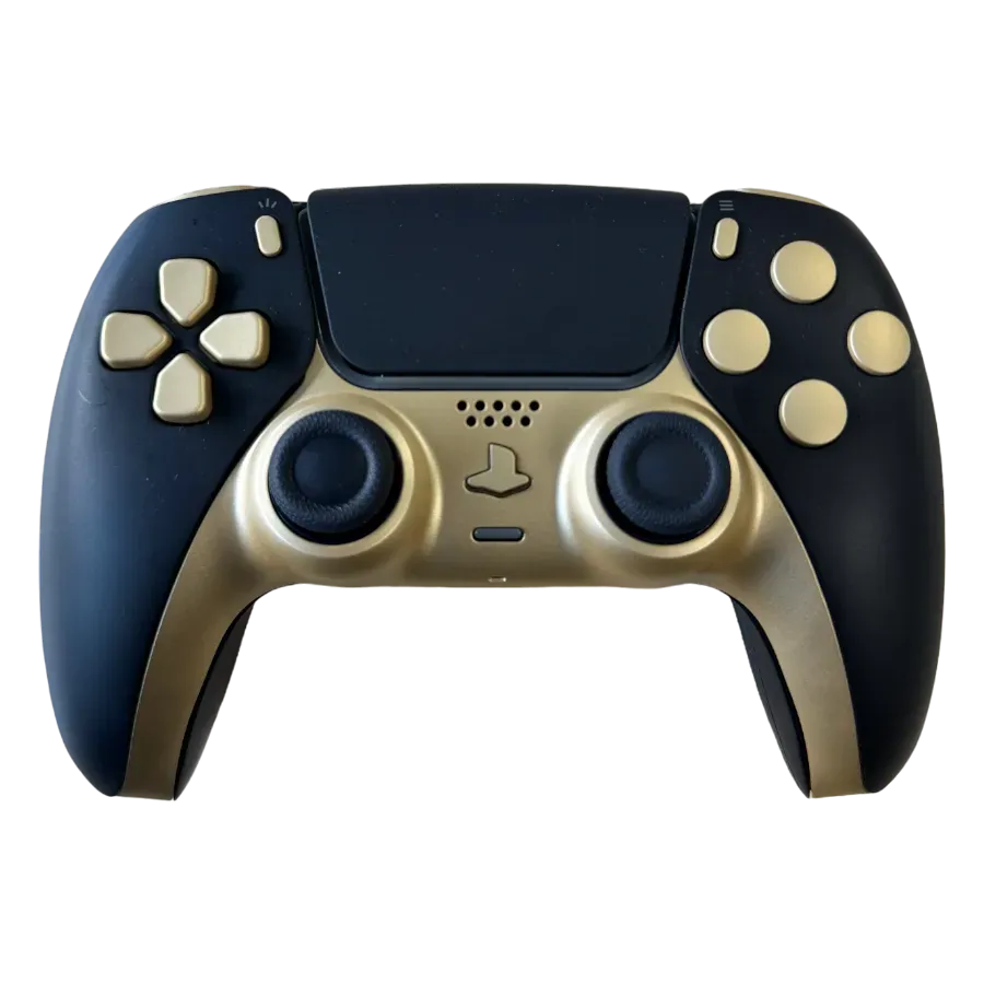 Clever Gaming Dark Champagne PS5 controller custom luxe