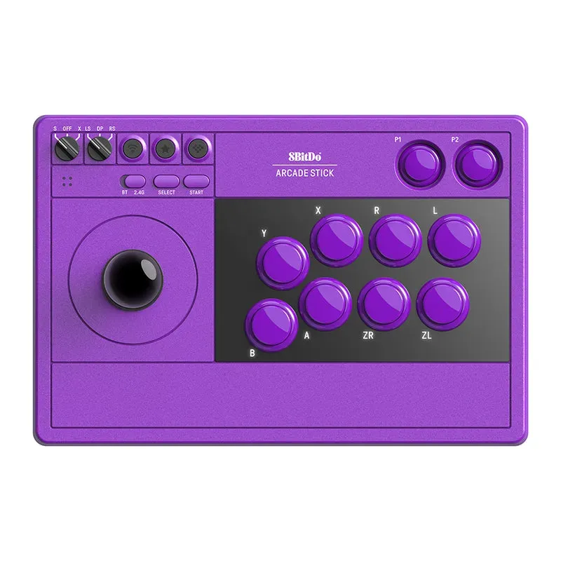 8BitDo Arcade Stick vechtstick controller paars draadloos