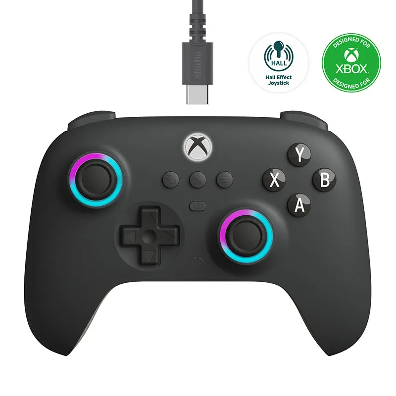 8BitDo Ultimate C Bedrade Controller Xbox Donkergrijs
