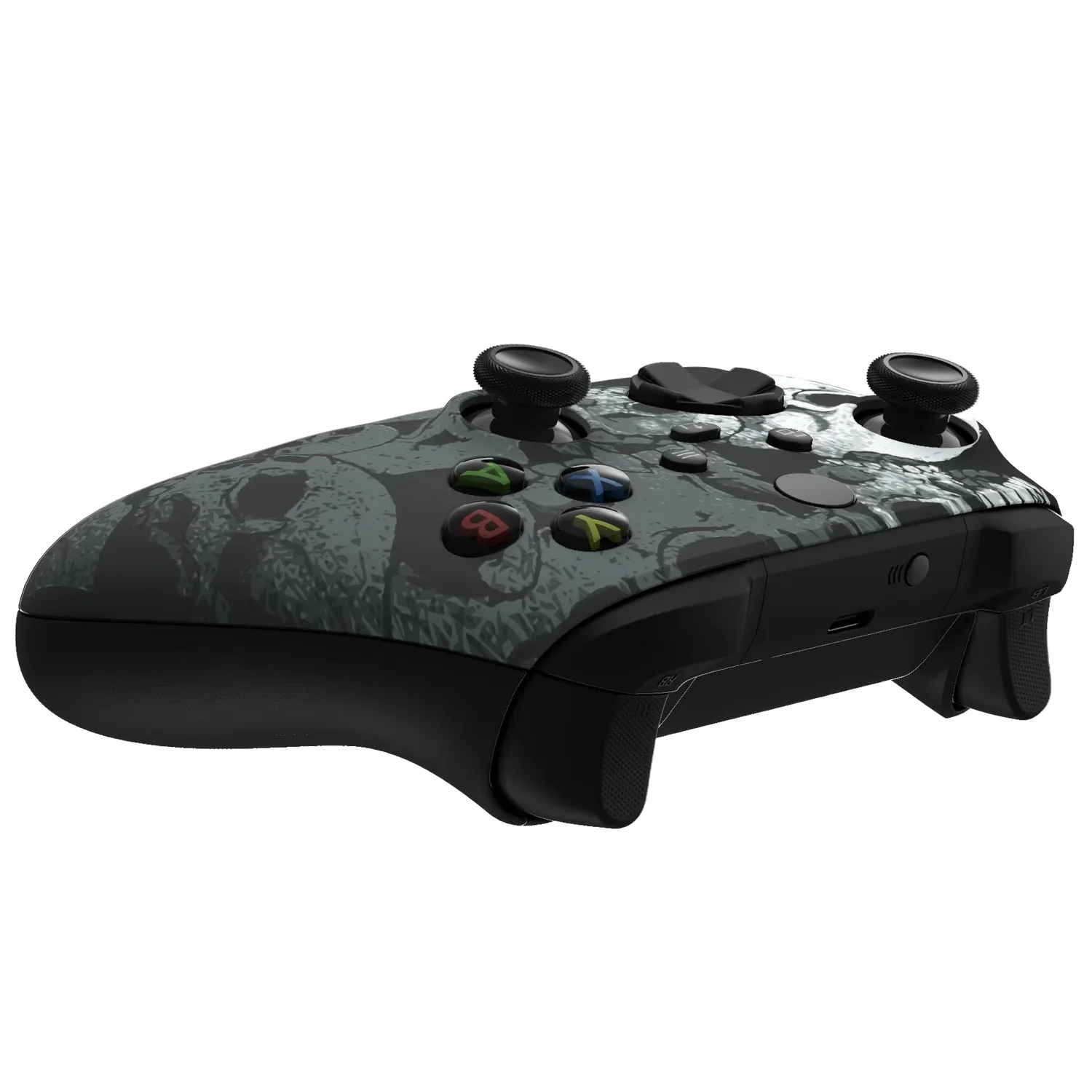 Clever Gaming Midnight Skull Xbox Controller Zwart