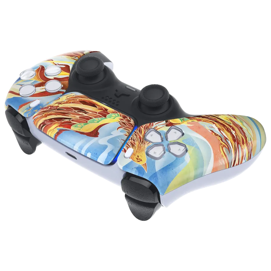Clever Gaming Phoenix PS5 controller oranje rood