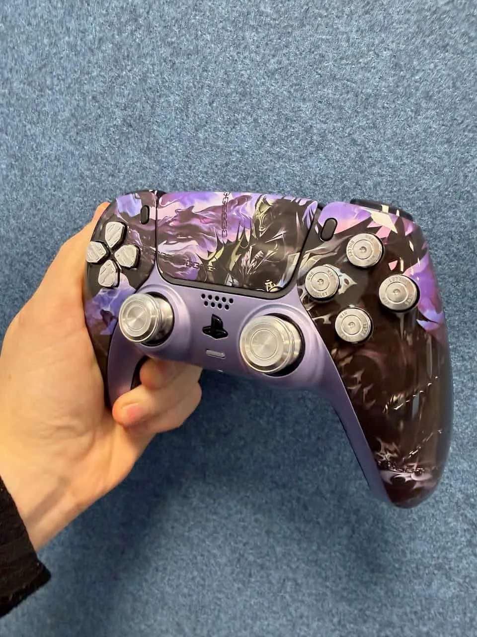 Clever Gaming Silver Knight PS5 controller zwart zilver