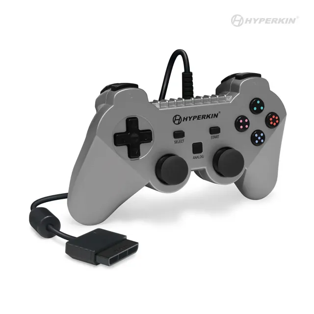 Hyperkin Brave Warrior Premium controller PS2 zilver