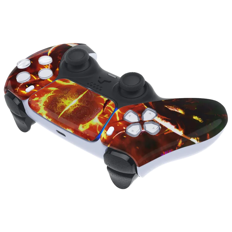 Clever Gaming Eye of Sauron PS5 controller met oogprint