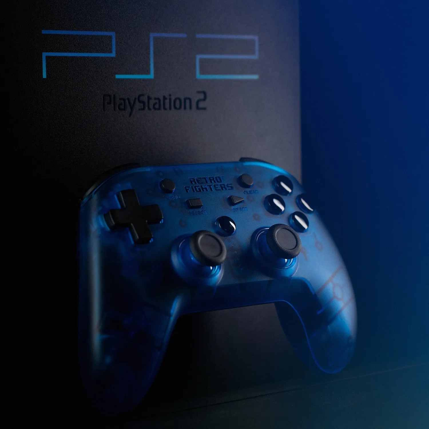 Hyperkin Defender PS1 PS2 PS3 controller blauw