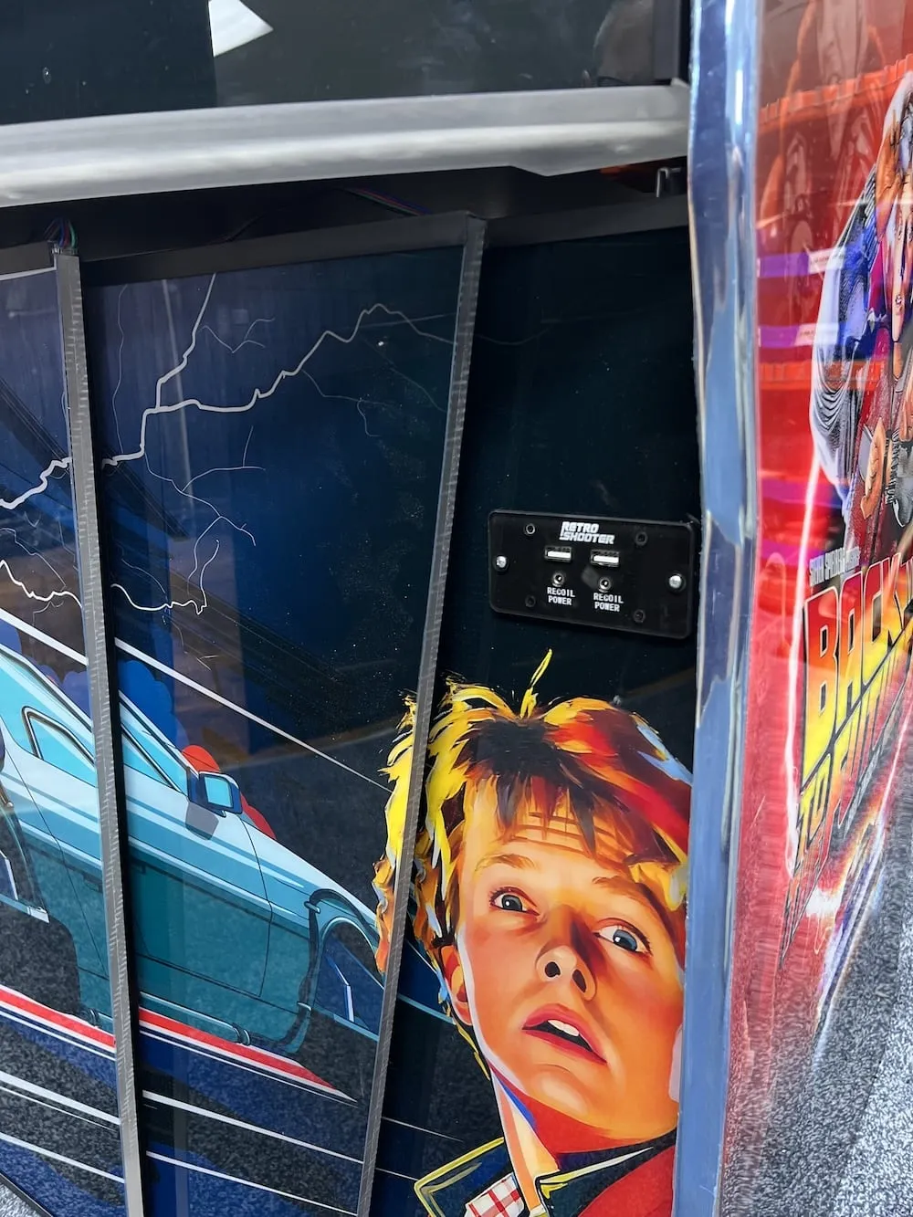 Retro Shooter Flush Mount Arcade plate inbouwplaat