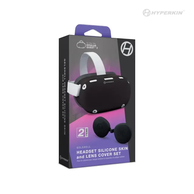 Hyperkin GelShell headset hoes zwart silicone VR lenzen