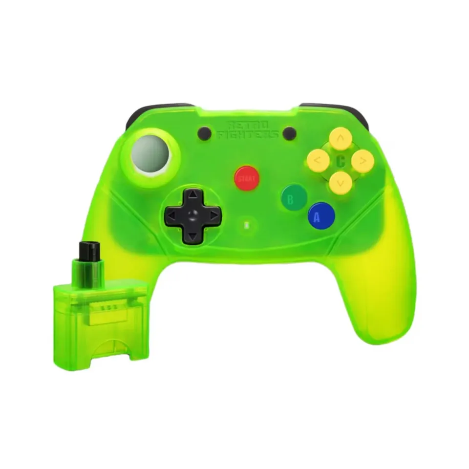 Hyperkin Brawler64 N64 Controller 2.4GHz draadloos zwart