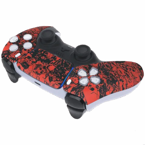 Clever Gaming Blood Skull PS5 controller skull