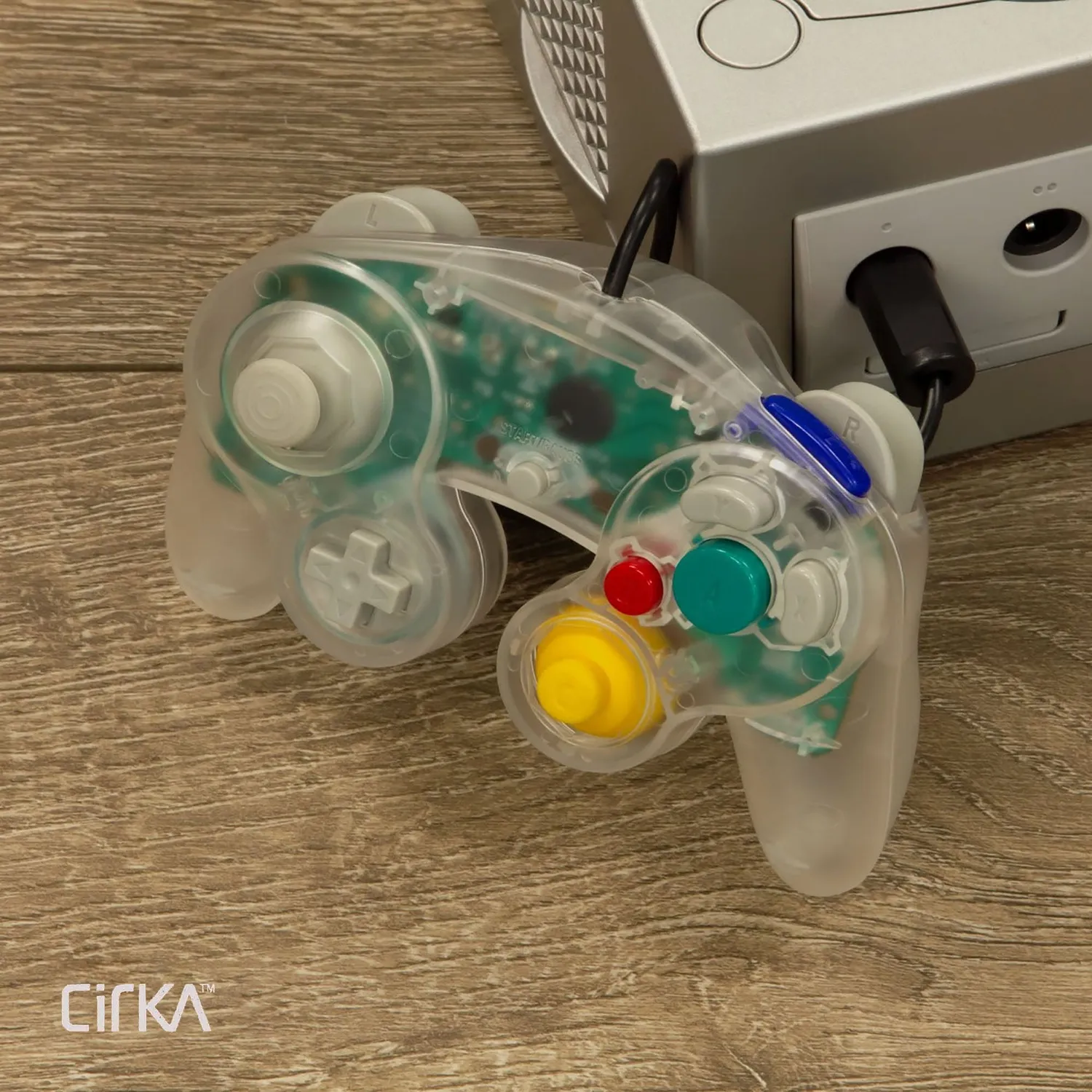 Hyperkin CirKa bedrade controller GameCube transparant