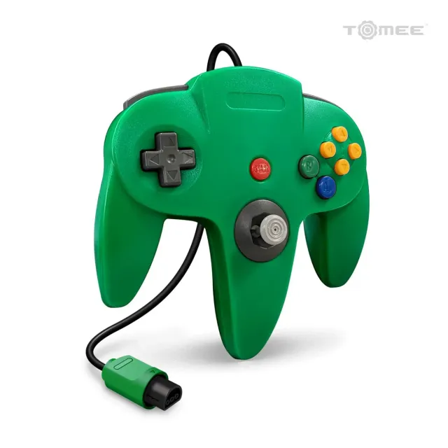 Hyperkin N64 bedrade controller groen voor Nintendo 64