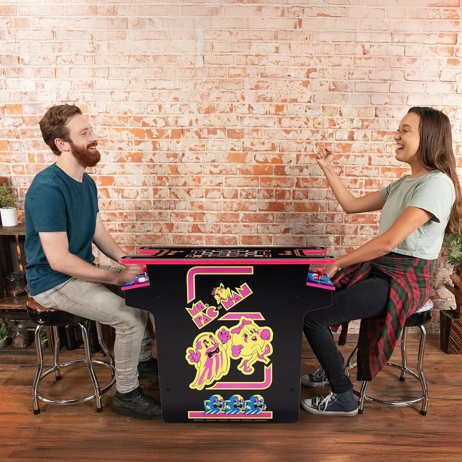 Arcade1Up Ms. Pac-Man cocktail arcadetafel 12 games