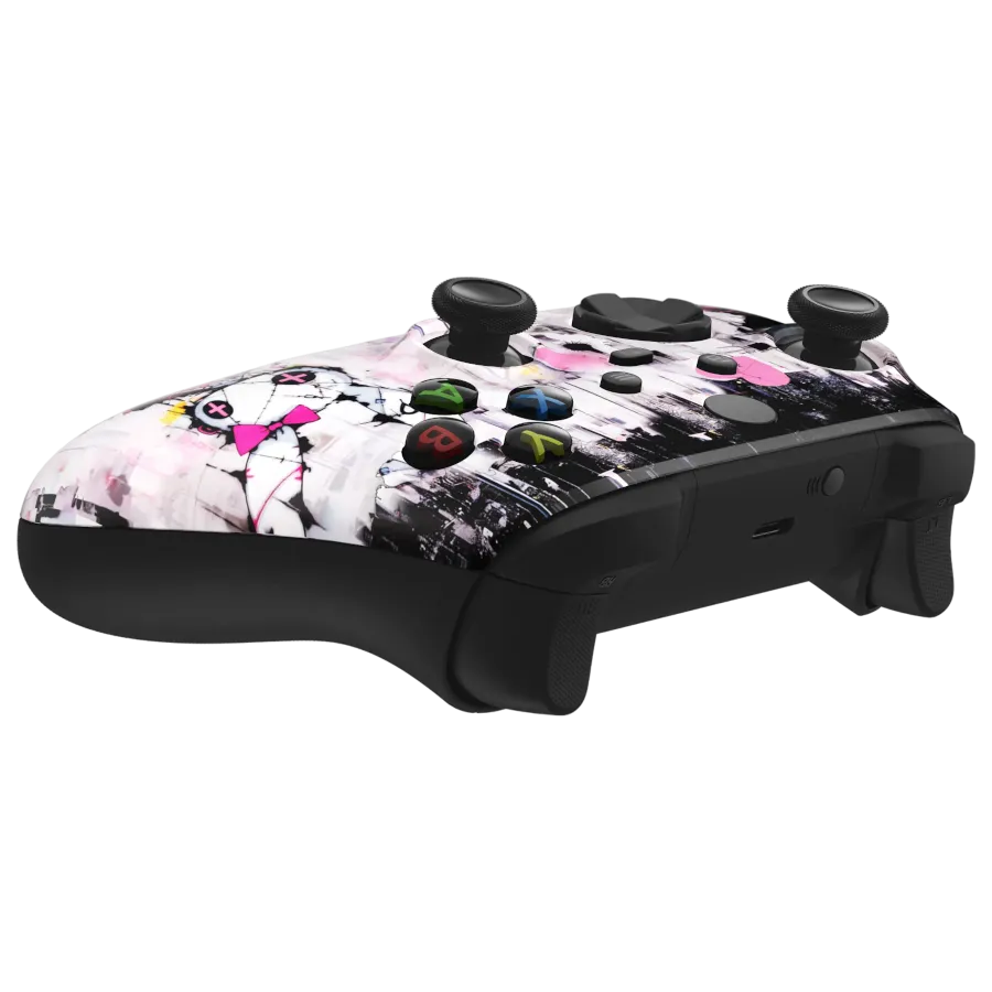 Clever Punk Bunny Xbox controller speels design