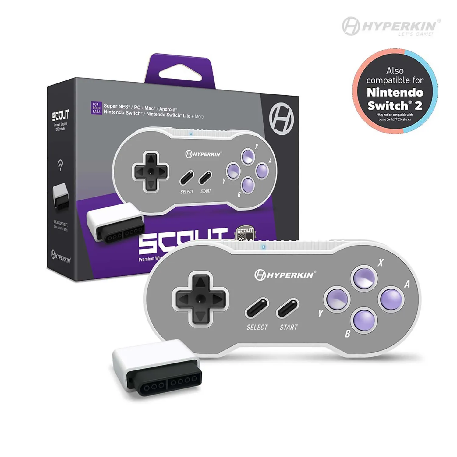 Hyperkin Scout Bluetooth controller SNES draadloos