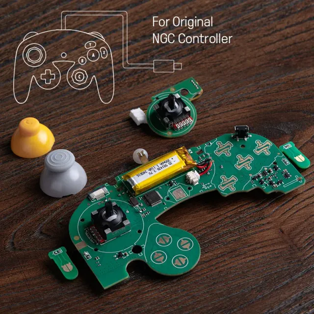 8BitDo NGC Mod Kit controller ombouwset draadloos