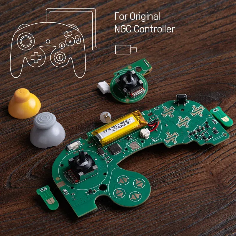 8BitDo NGC Mod Kit controller ombouwset draadloos