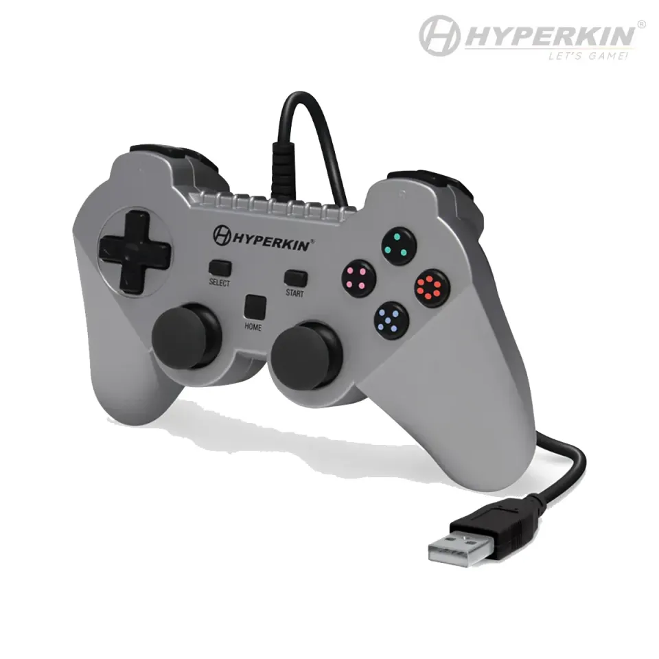Hyperkin Brave Knight Premium bedrade controller zilver PS3
