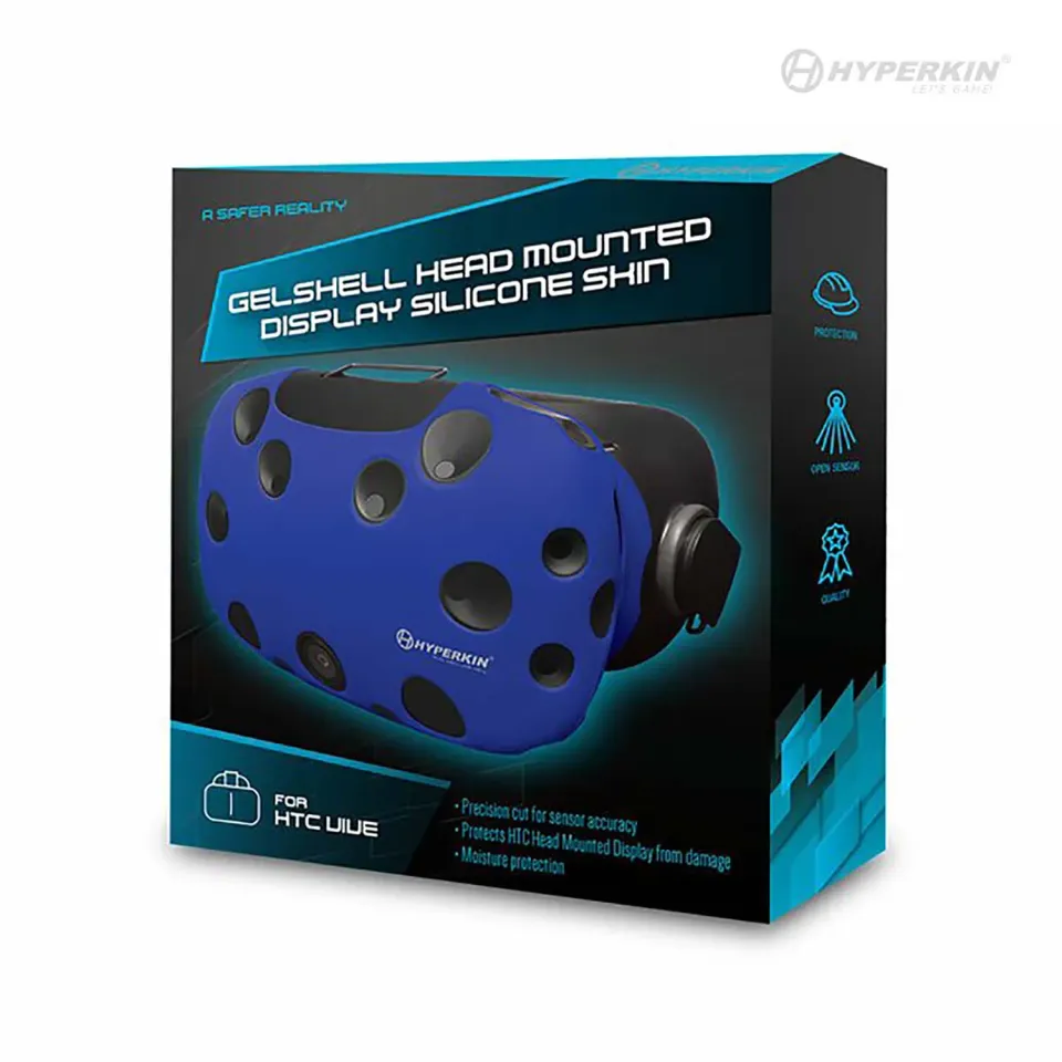 Hyperkin GelShell Headset silicone hoes blauw Vive